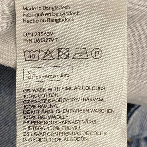 H&M Embroidered Mom Jeans Womens 10 Aztec Boho Southwestern Retro Cowgirl Casual - Picture 7 of 11